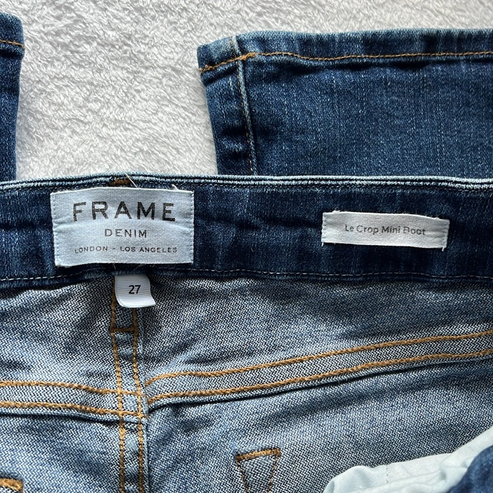 Frame Denim Blue Straight Leg Jeans Classic Style - Picture 2 of 6
